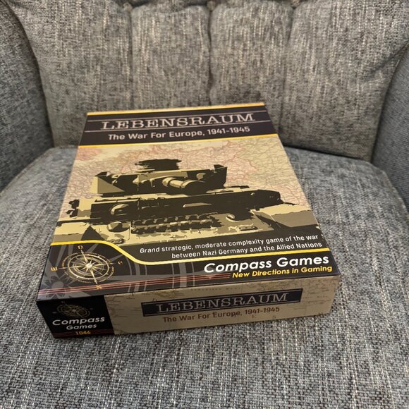 Lebensraum: The War For Europe, 1941-1945 (open, unpunched) Compass Games 1046 - Picture 2 of 12